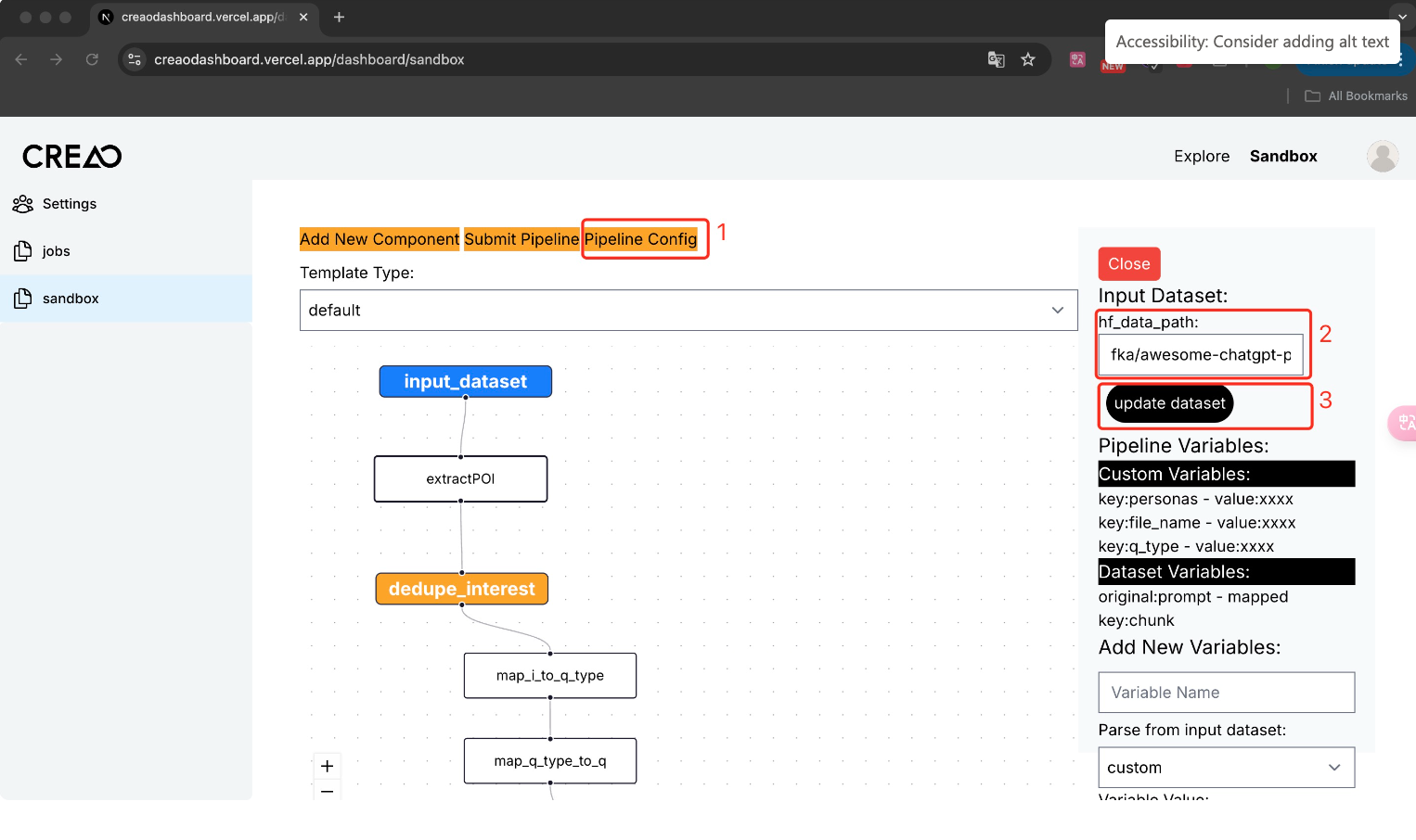 Modify Component